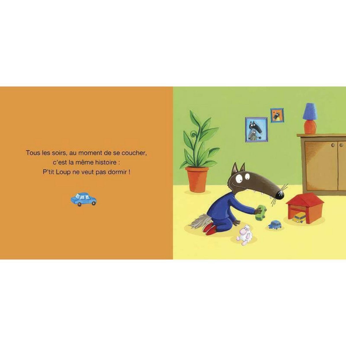 Editions Auzou P'TIT LOUP NE VEUT PAS DORMIR