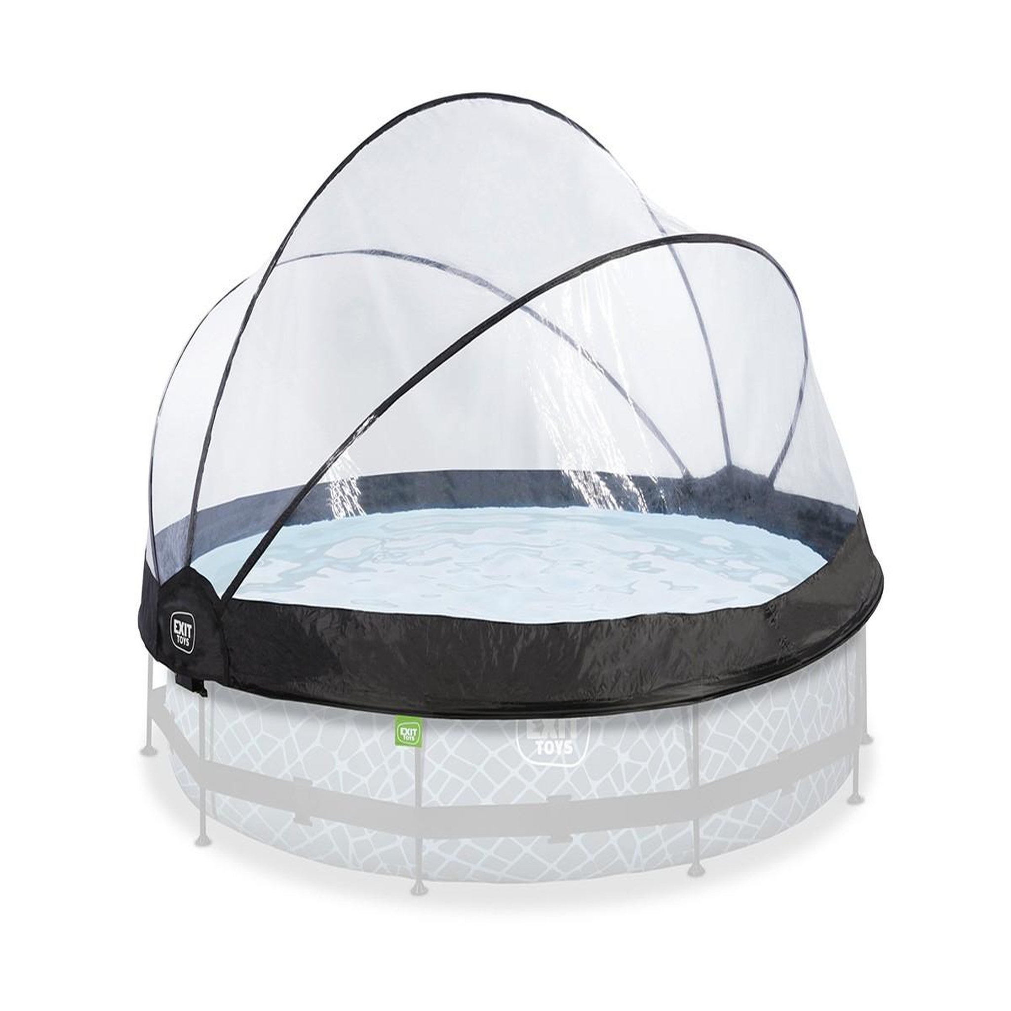 EXIT TOYS Dôme pour piscine tubulaire ronde de Ø 3,60 à 3,70 m - Exit Toys
