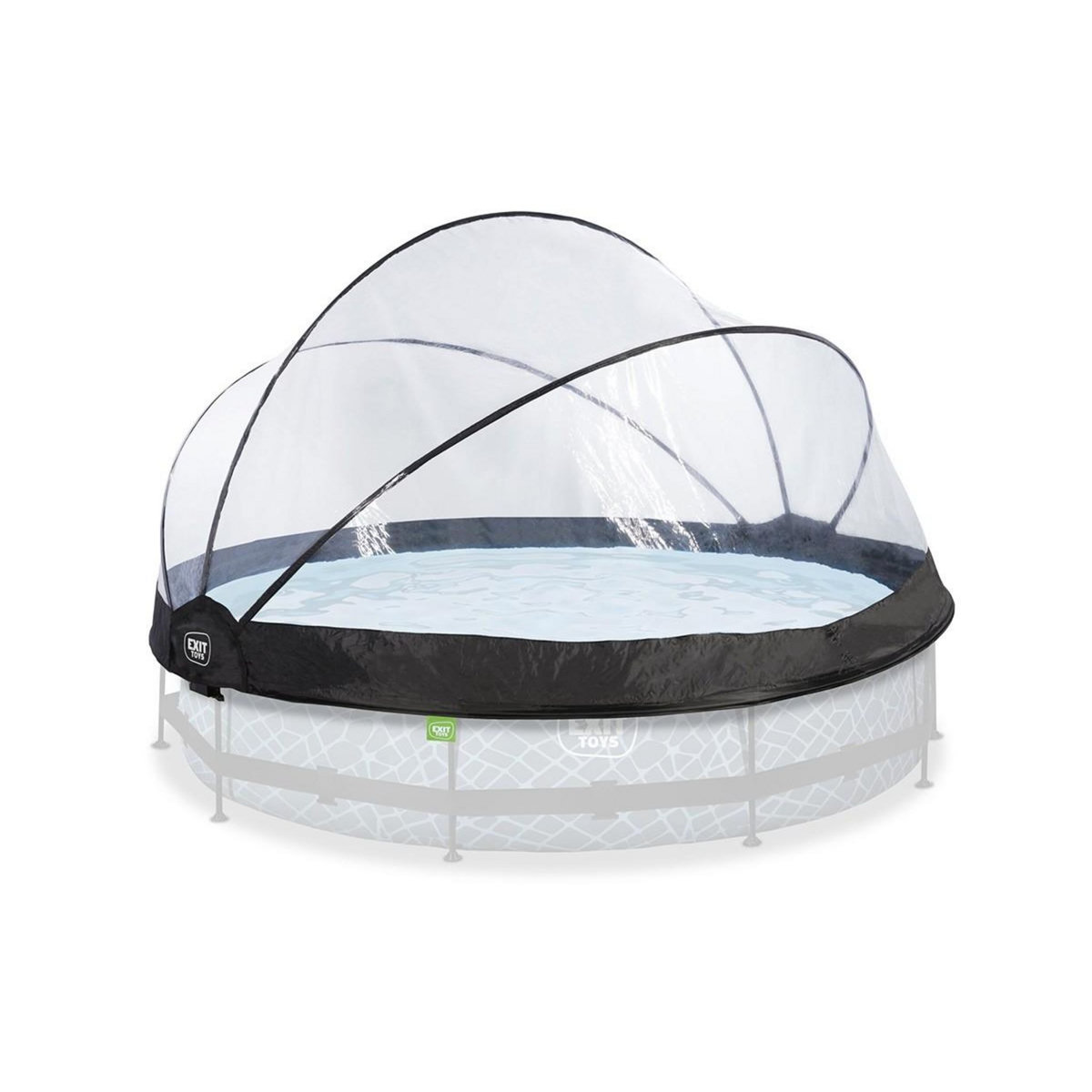 EXIT TOYS Dôme pour piscine tubulaire ronde de Ø 3,60 à 3,70 m - Exit Toys