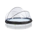 EXIT TOYS Dôme pour piscine tubulaire ronde de Ø 3,60 à 3,70 m - Exit Toys