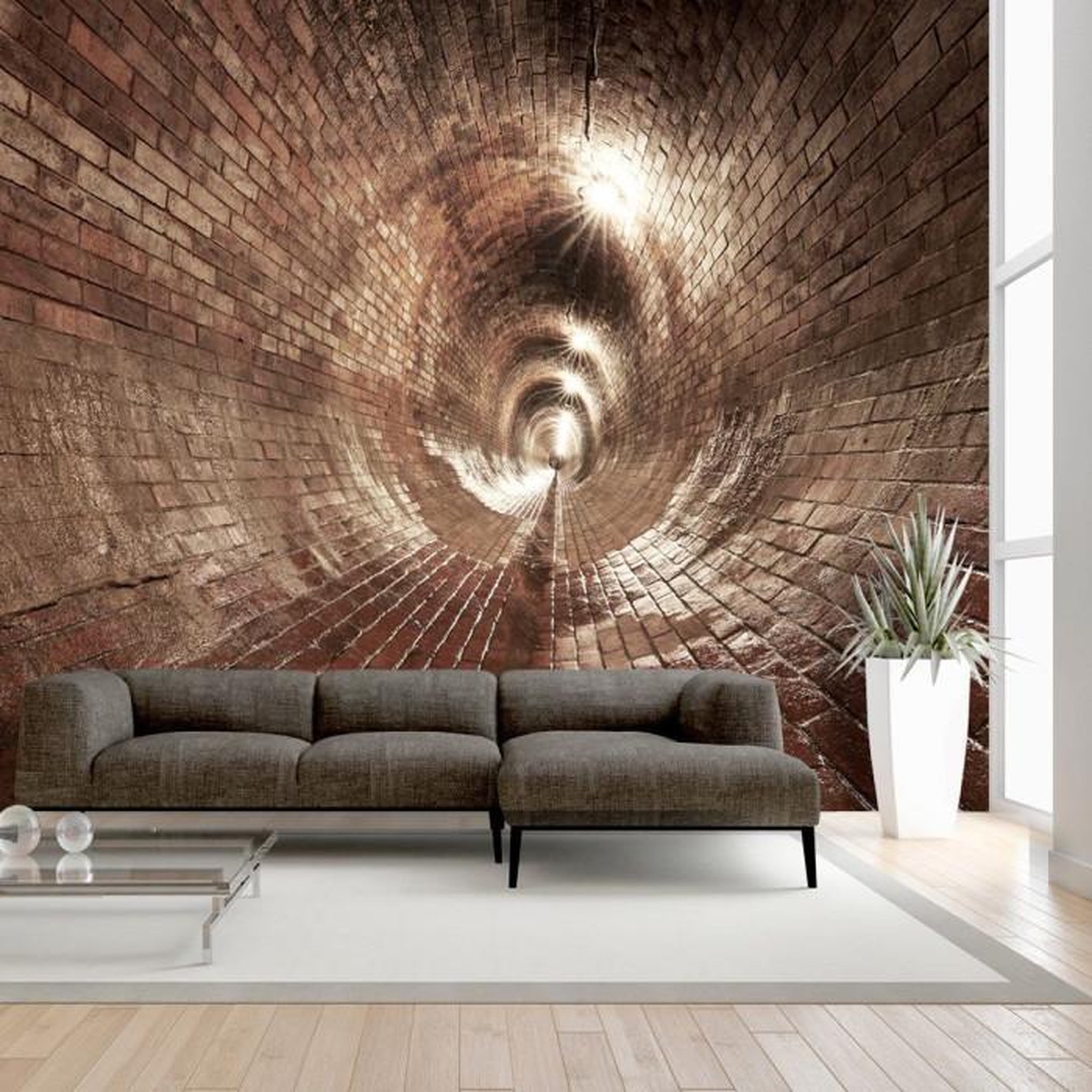 Paris Prix Papier Peint  Underground Corridor. Coloris disponibles : Multicolore