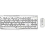 Logitech Logitech MK295 Silent Wireless Combo clavier Souris incluse USB QWERTY Italien Blanc