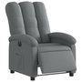 Voir la diapositive 3 : VIDAXL Fauteuil inclinable electrique Gris fonce Tissu