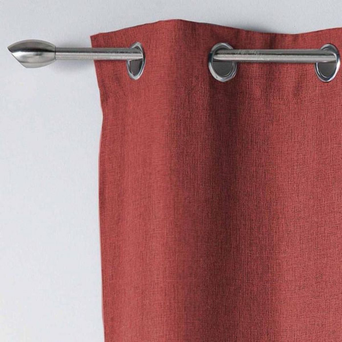 Paris Prix Rideau à Œillets  Newton  140x260cm Carmin