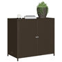 Voir la diapositive 4 : VIDAXL Armoire de rangement de jardin marron 83x45x76cm résine tressée