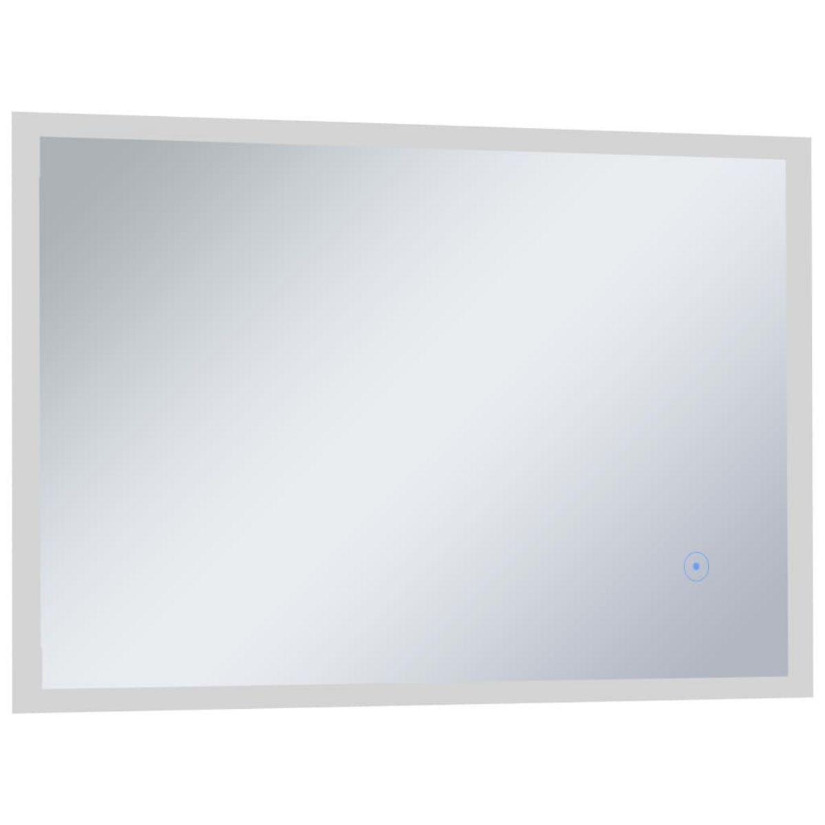 VIDAXL Miroir mural a LED de salle de bain et capteur tactile 100x60cm