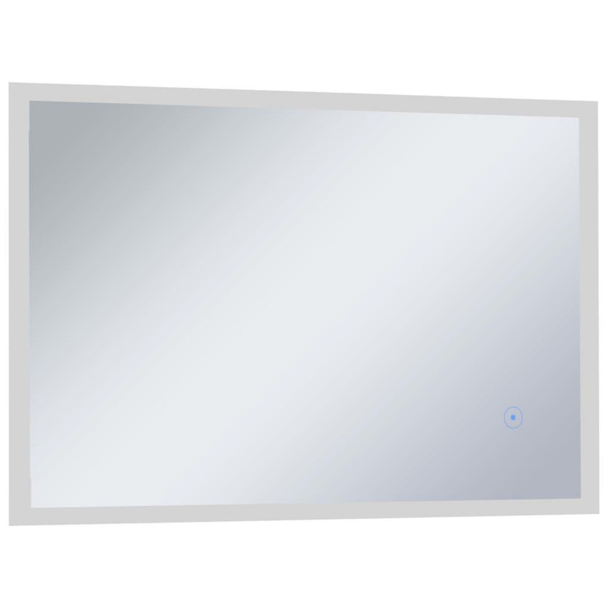 VIDAXL Miroir mural a LED de salle de bain et capteur tactile 100x60cm