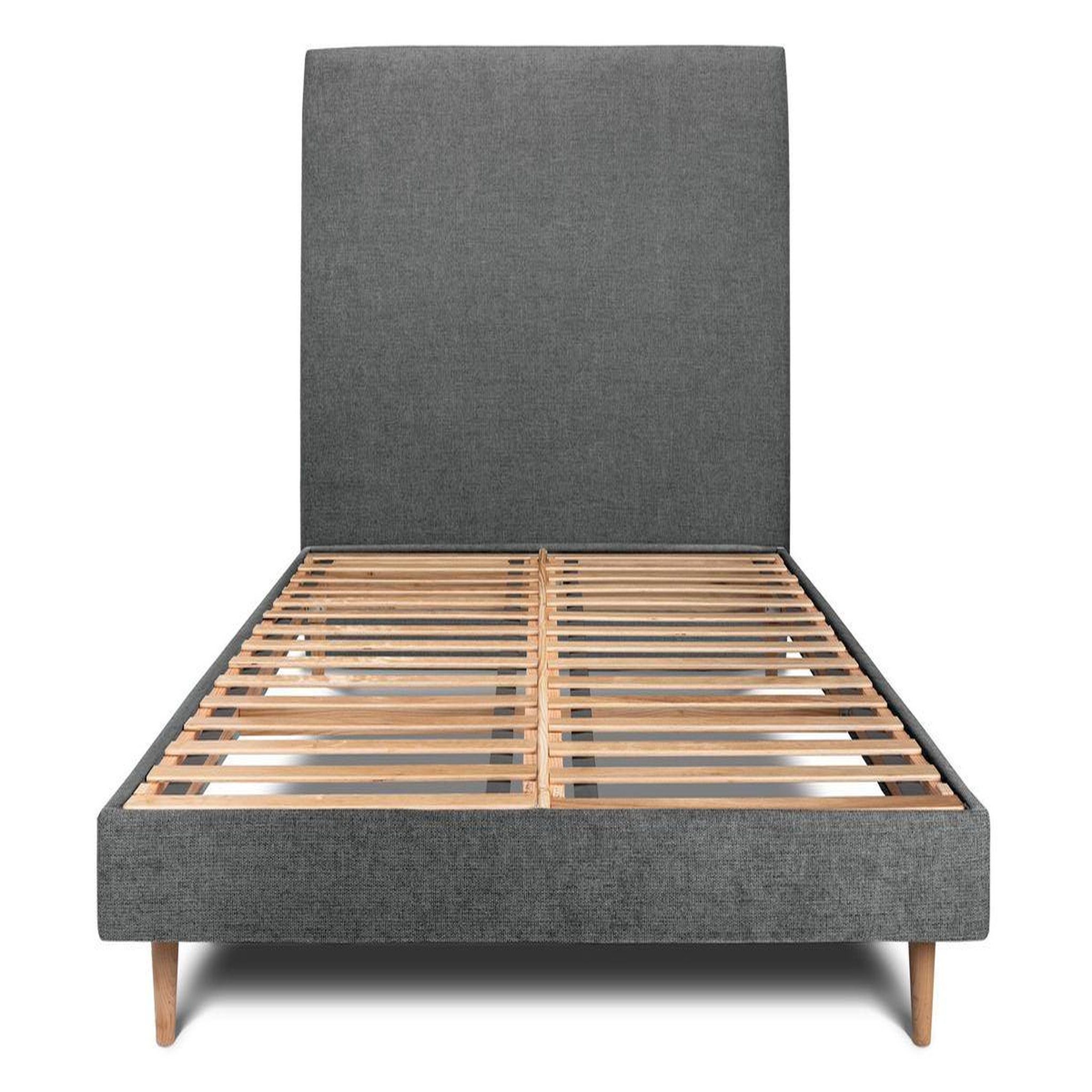 Voir la diapositive 1 : Sommeil de Plomb Lit avec tête de lit tapissier tissu et sommier kit - Hauteur totale : 29cm