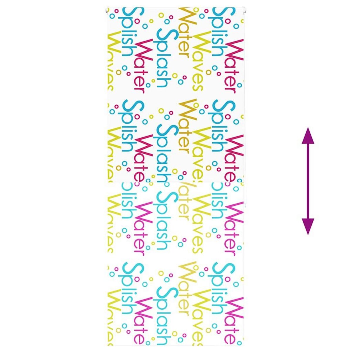 VIDAXL Store enrouleur de douche 90x240 cm largeur du tissu 86 cm