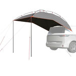 VIDAXL Tente de voiture gris et orange impermeable