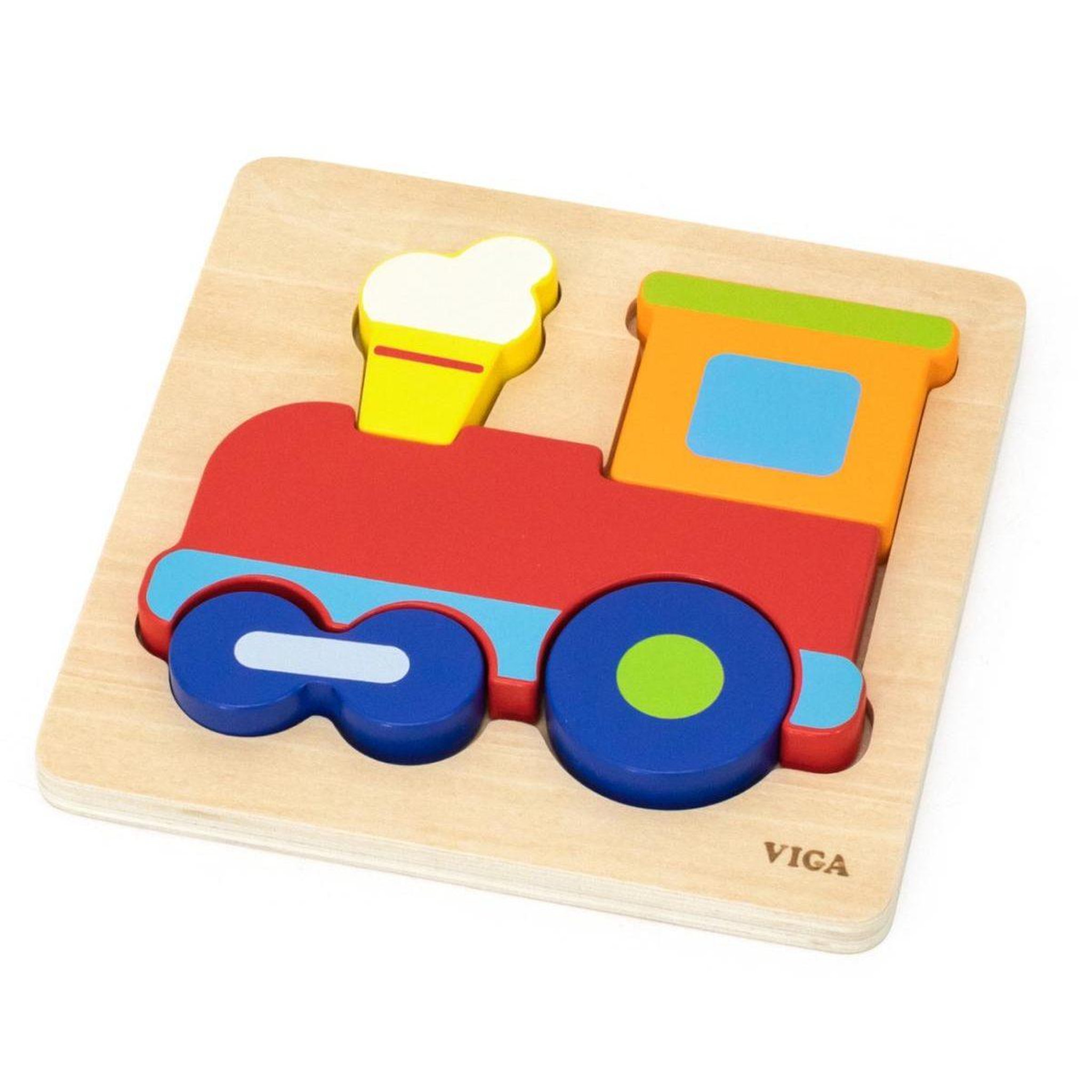 VIGA Puzzle pratique à grosses pièces  44783 - train