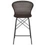 Voir la diapositive 2 : Rendez vous déco Lot de 2 chaises pour îlot central 63 cm en résine tressée marron - Palma