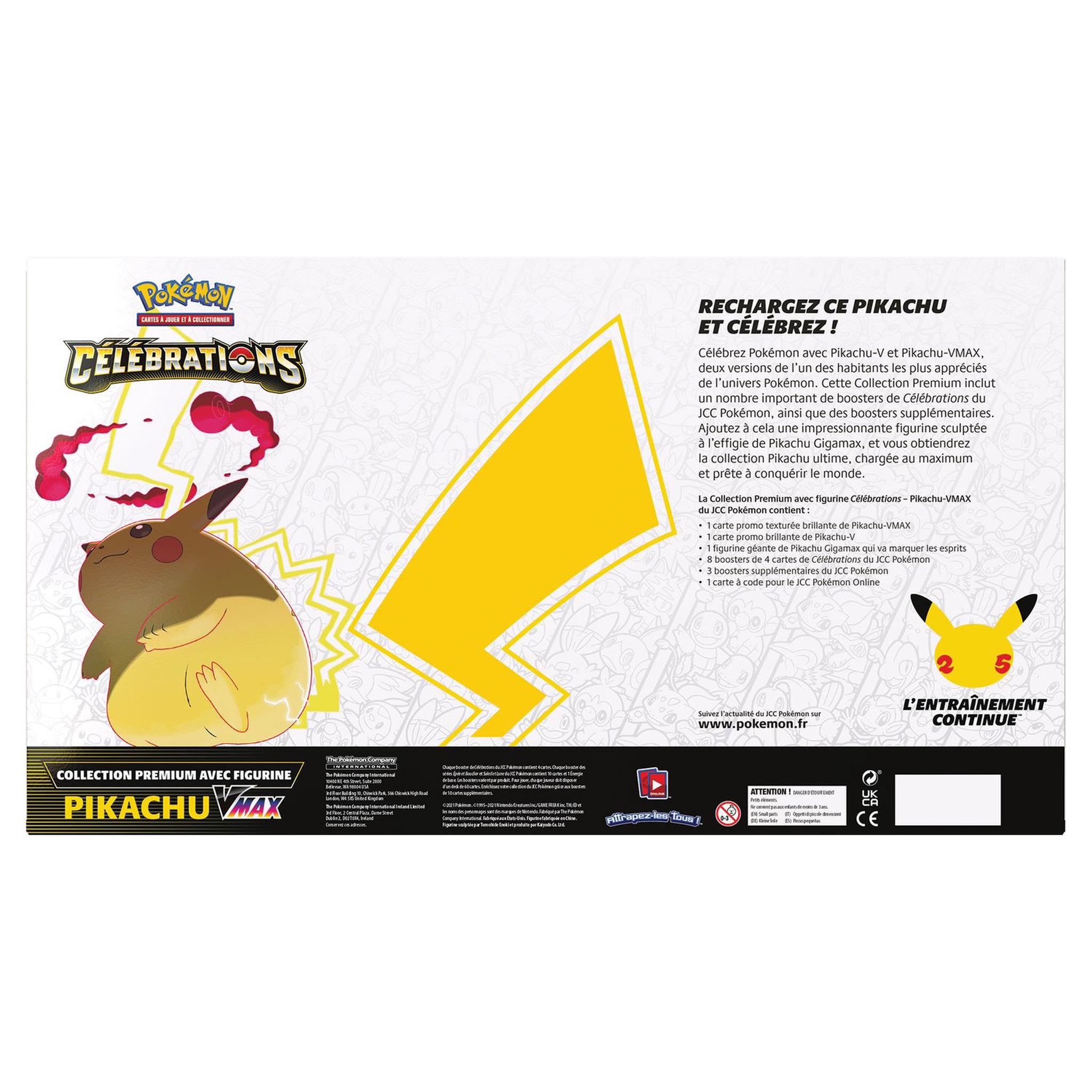 Voir la diapositive 3 : ASMODEE Coffret Pokémon Figurine géante 25 ans
