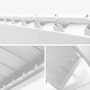Voir la diapositive 3 : SWEEEK Pergola bioclimatique en aluminium, lames orientables 3x6m Triomphe + 4 stores latéraux 3m