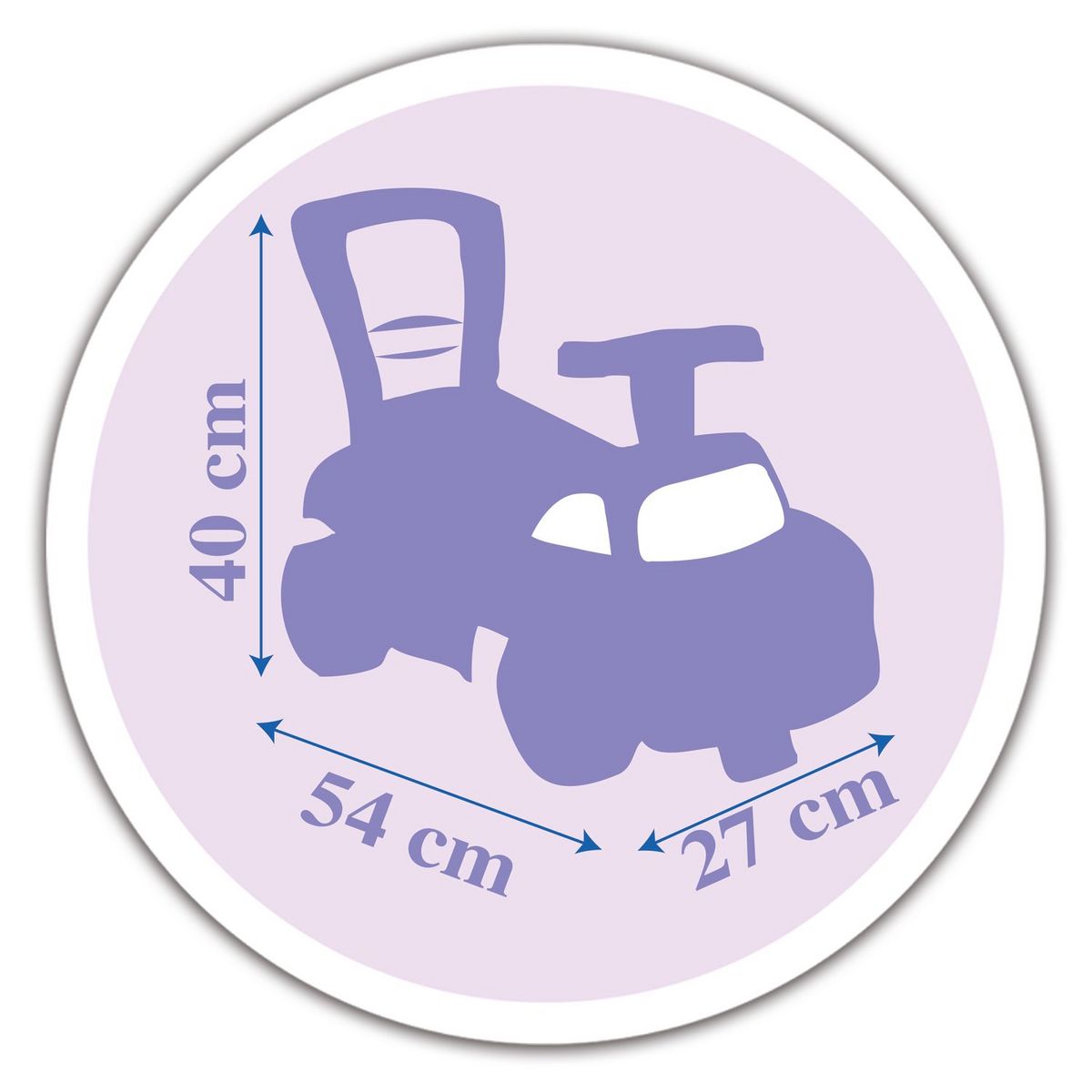 SMOBY Frozen Porteur Auto