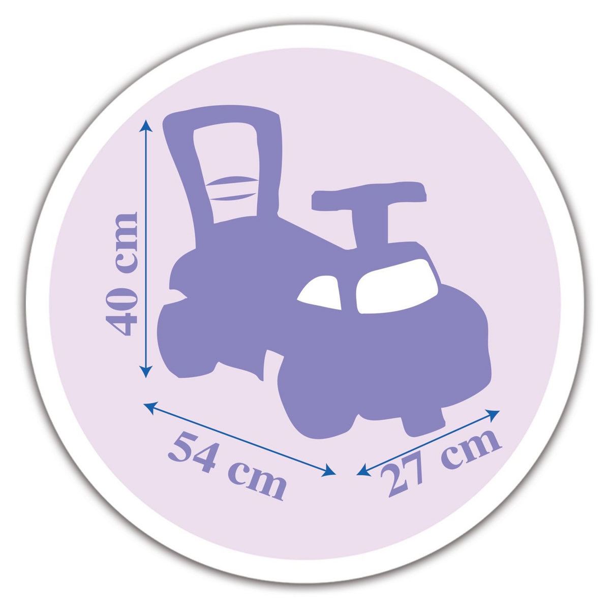 SMOBY Frozen Porteur Auto