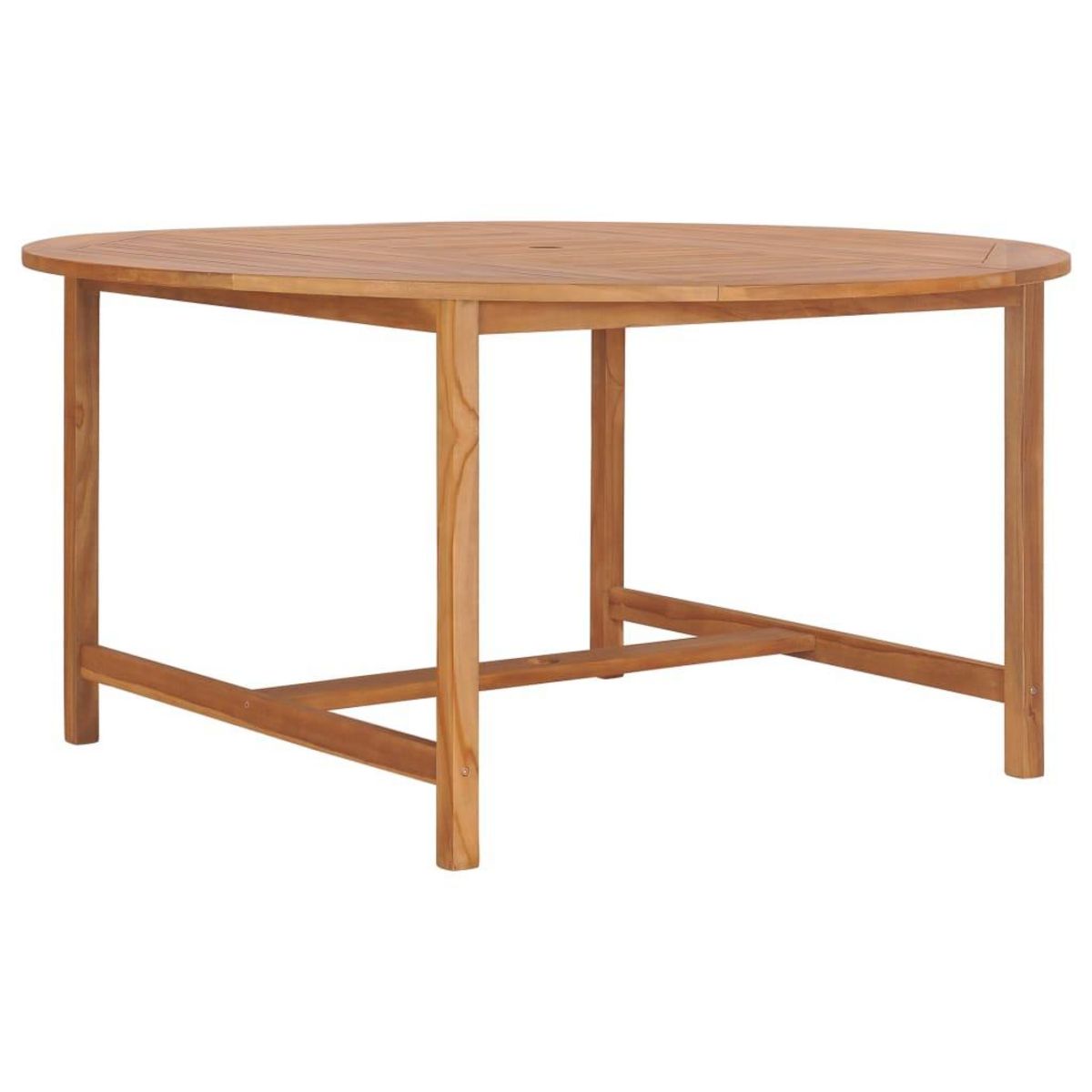 VIDAXL Table de jardin 150x76 cm Bois de teck solide