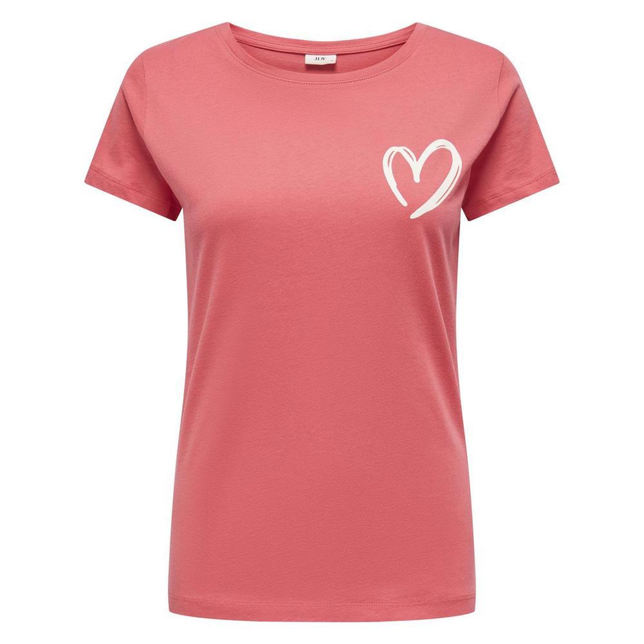 JACQUELINE DE YONG T-shirt Rose Vif  Femme JDY Smoke. Coloris disponibles : Rose