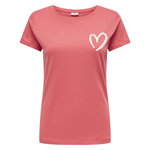 JACQUELINE DE YONG T-shirt Rose Vif  Femme JDY Smoke. Coloris disponibles : Rose