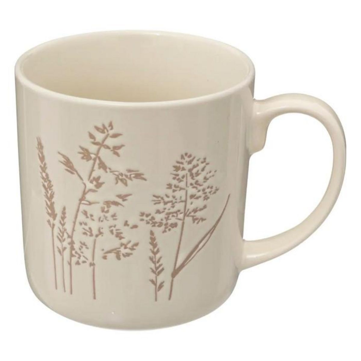 Paris Prix Lot de 6 Mugs en Céramique  Elsa  50cl Blanc