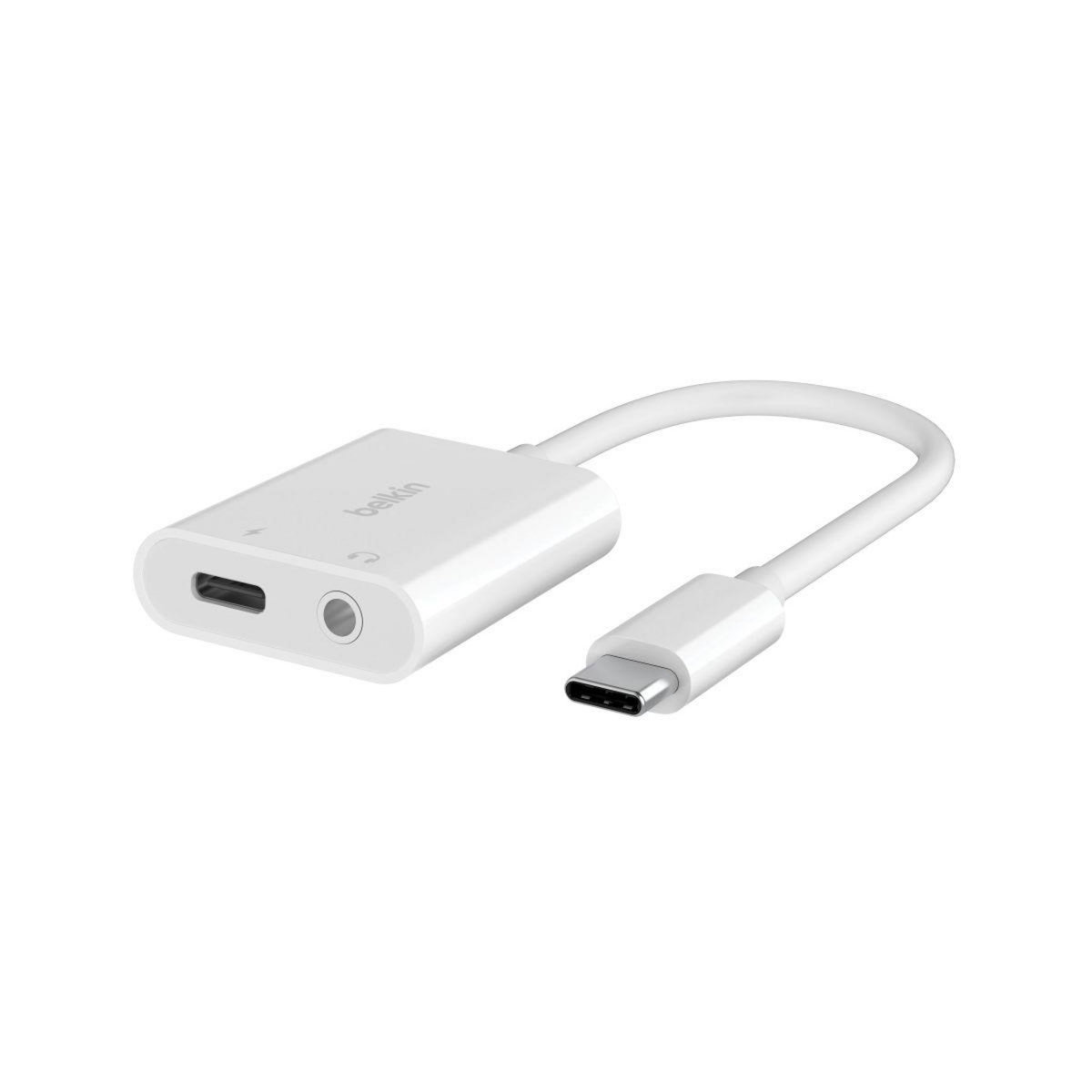 Belkin Adaptateur USB C USB-C vers USB-C/Jack 3.5mm