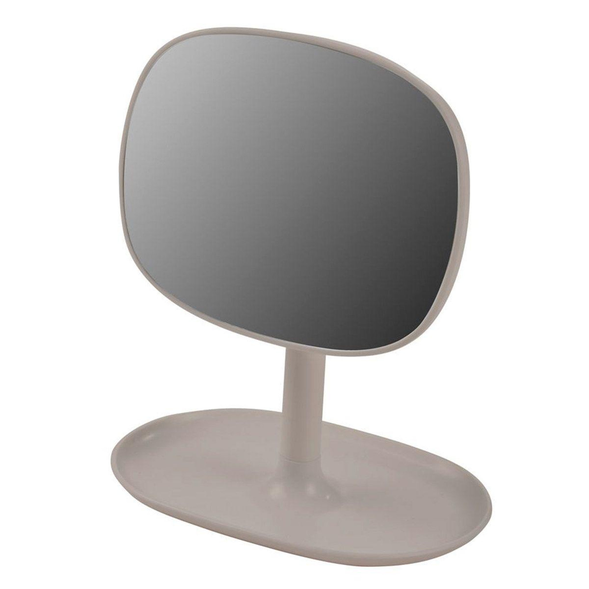 Douceur d'Intérieur Miroir & plateau à bijoux  vitamine ii  19cm taupe