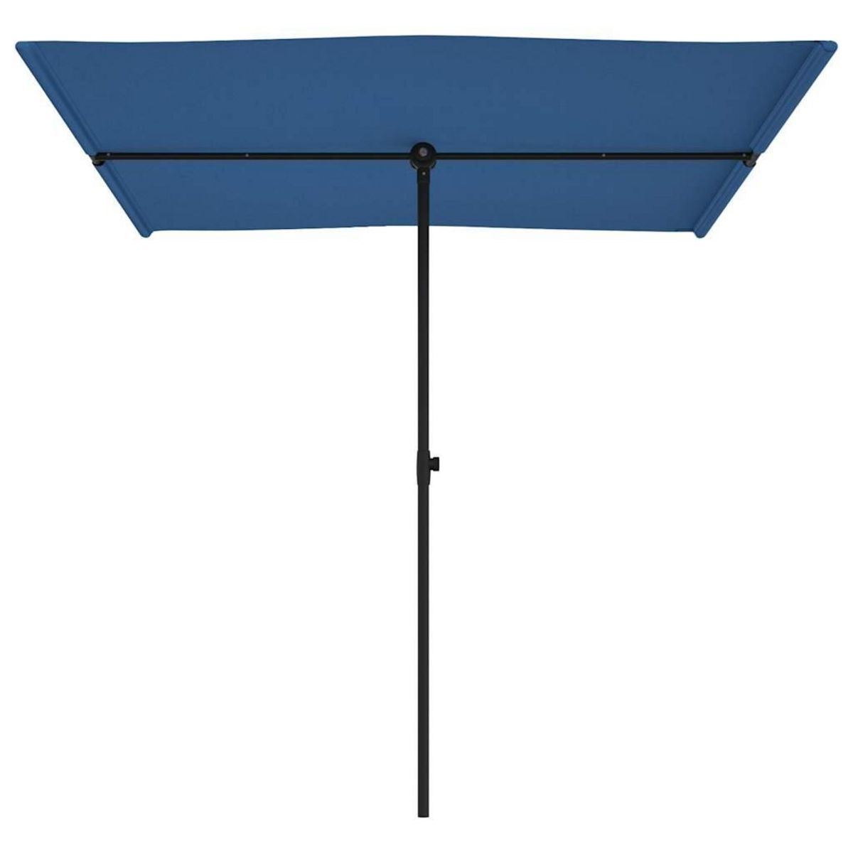 VIDAXL Parasol de jardin avec mat en aluminium 2x1,5 m Bleu azure