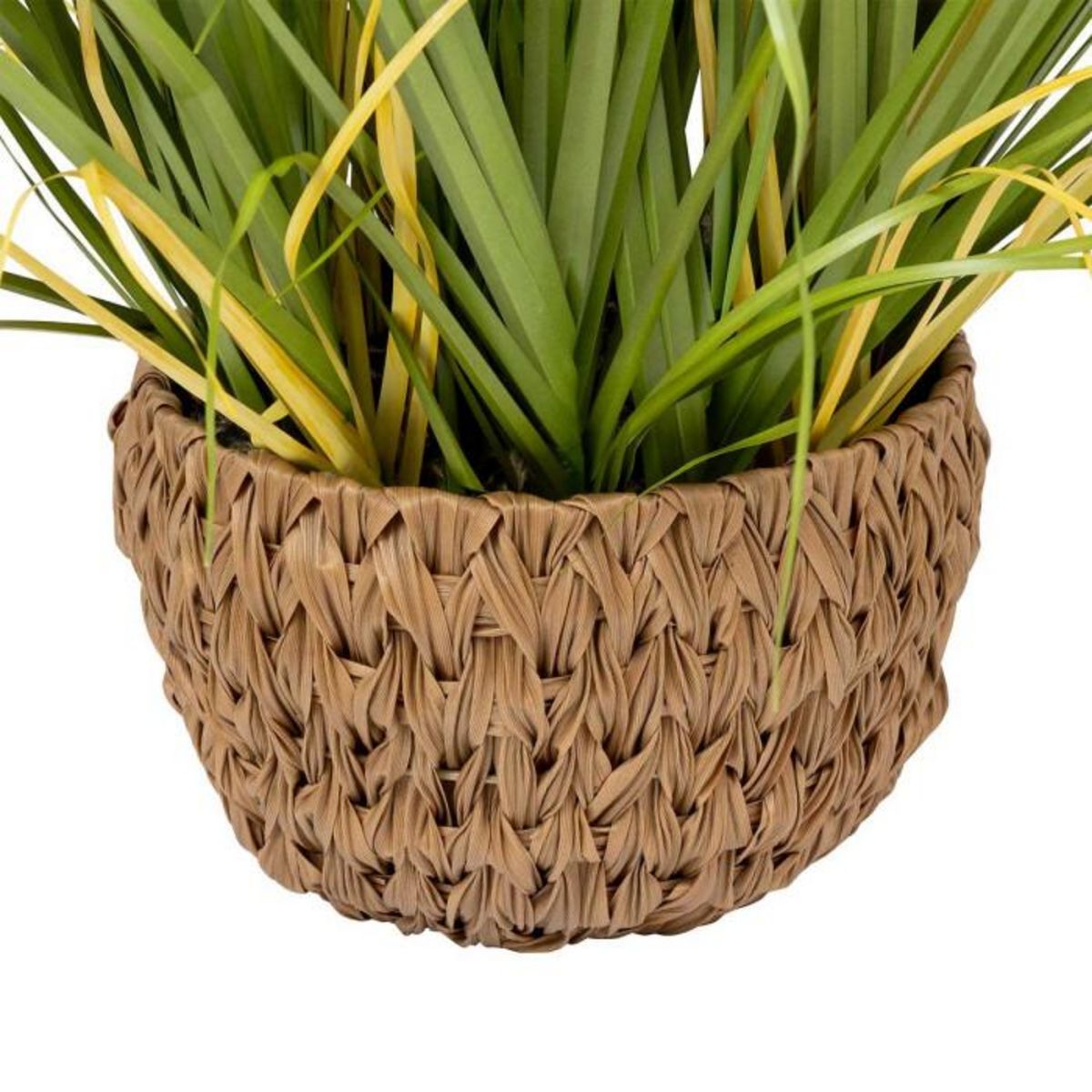 ATMOSPHERA Plante Herbe Artificielle en Pot  Maxime  80cm Vert