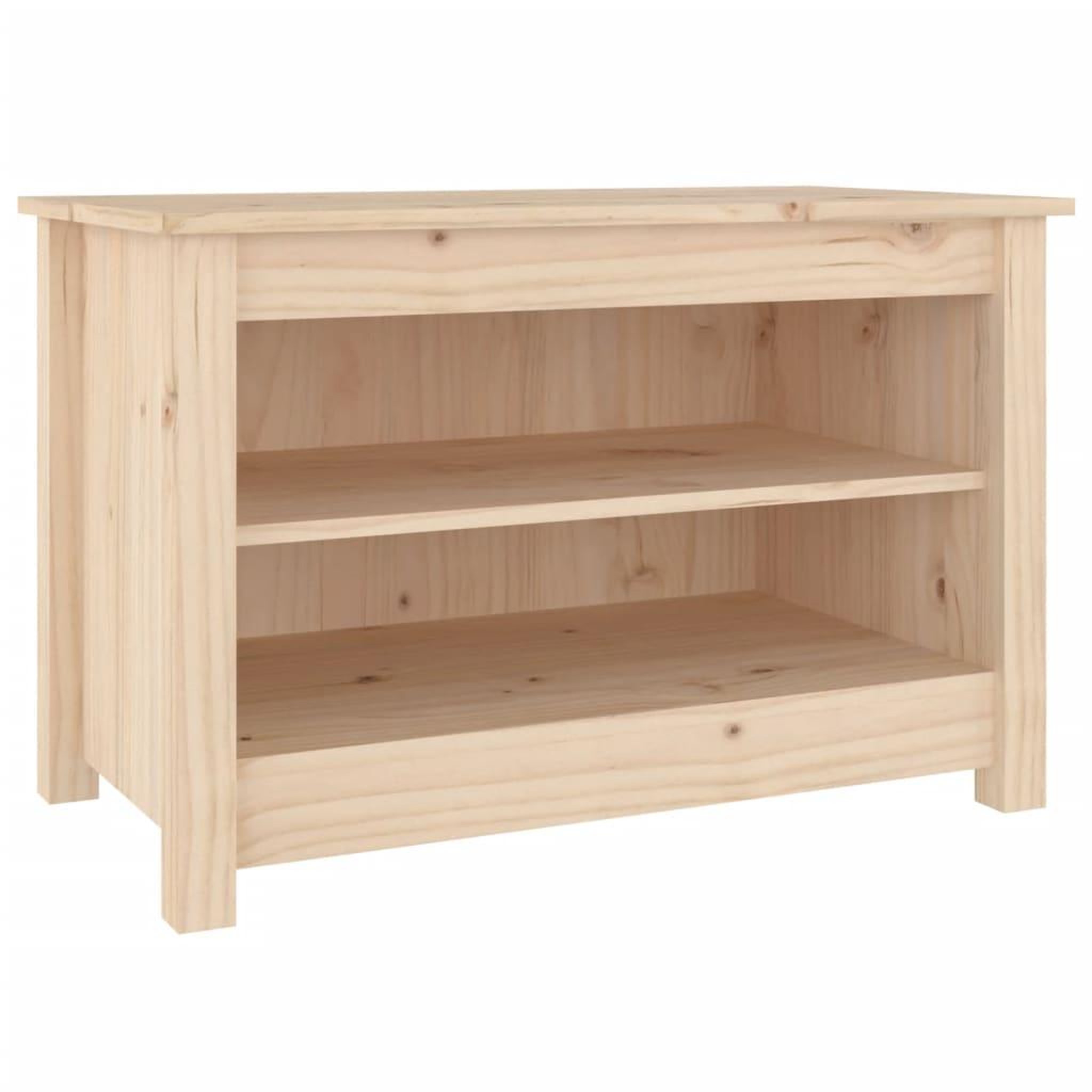 Voir la diapositive 2 : VIDAXL Banc a chaussures 70x38x45,5 cm Bois de pin massif