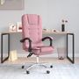 Voir la diapositive 1 : VIDAXL Fauteuil de massage inclinable de bureau Rose Velours