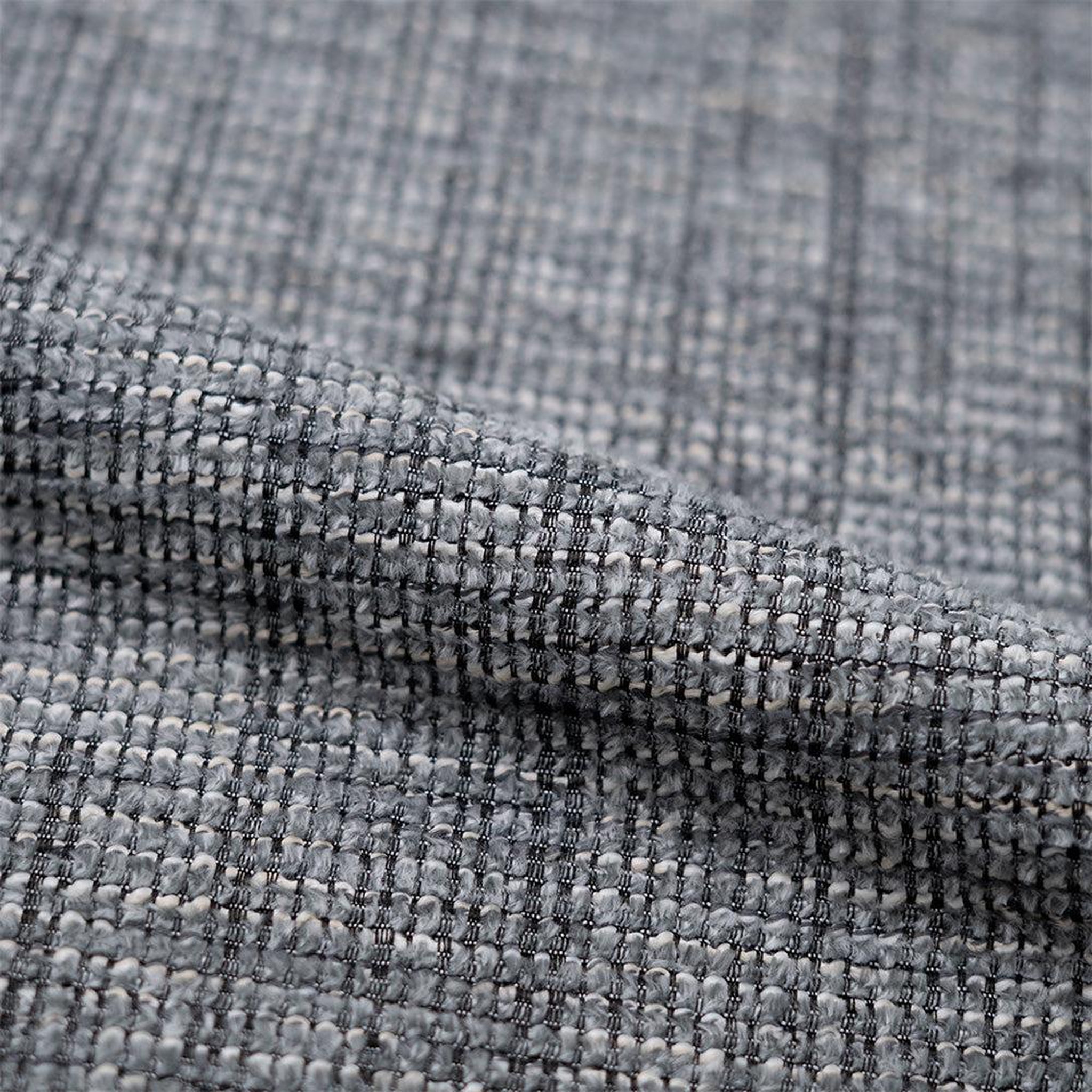 Voir la diapositive 3 : MAISON PAVANE Chaise de bar en tissu gris chiné 76 cm-socky