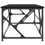 Voir la diapositive 5 : VIDAXL Table basse Noir 100x50x40 cm Bois d'ingenierie