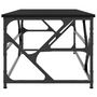 Voir la diapositive 5 : VIDAXL Table basse Noir 100x50x40 cm Bois d'ingenierie