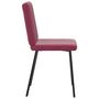 Voir la diapositive 5 : VIDAXL Chaises a manger lot de 2 Rouge bordeaux Velours