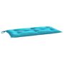 Voir la diapositive 5 : VIDAXL Coussins de banc de jardin lot de 2 turquoise 100x50x7 cm tissu