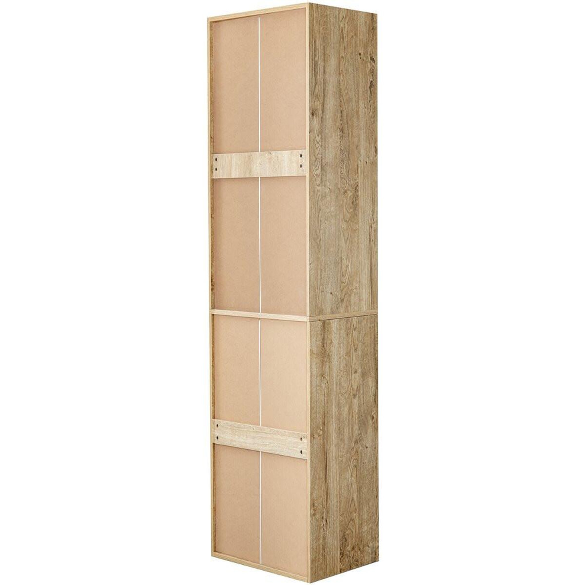 Voir la diapositive 4 : Habitat et Jardin Armoire avec penderie et porte-pantalons  opéra  - 60 x 45 x 180 cm - beige