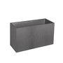 Voir la diapositive 1 : Eda Jardinière Muret Basalt Décor béton 98 L - Gris anthracite - Eda