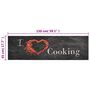 Voir la diapositive 5 : VIDAXL Tapis de cuisine lavable impression cuisine noir 45x150 cm