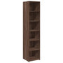 Voir la diapositive 2 : VIDAXL Buffet haut chene marron 40x41x185 cm bois d'ingenierie