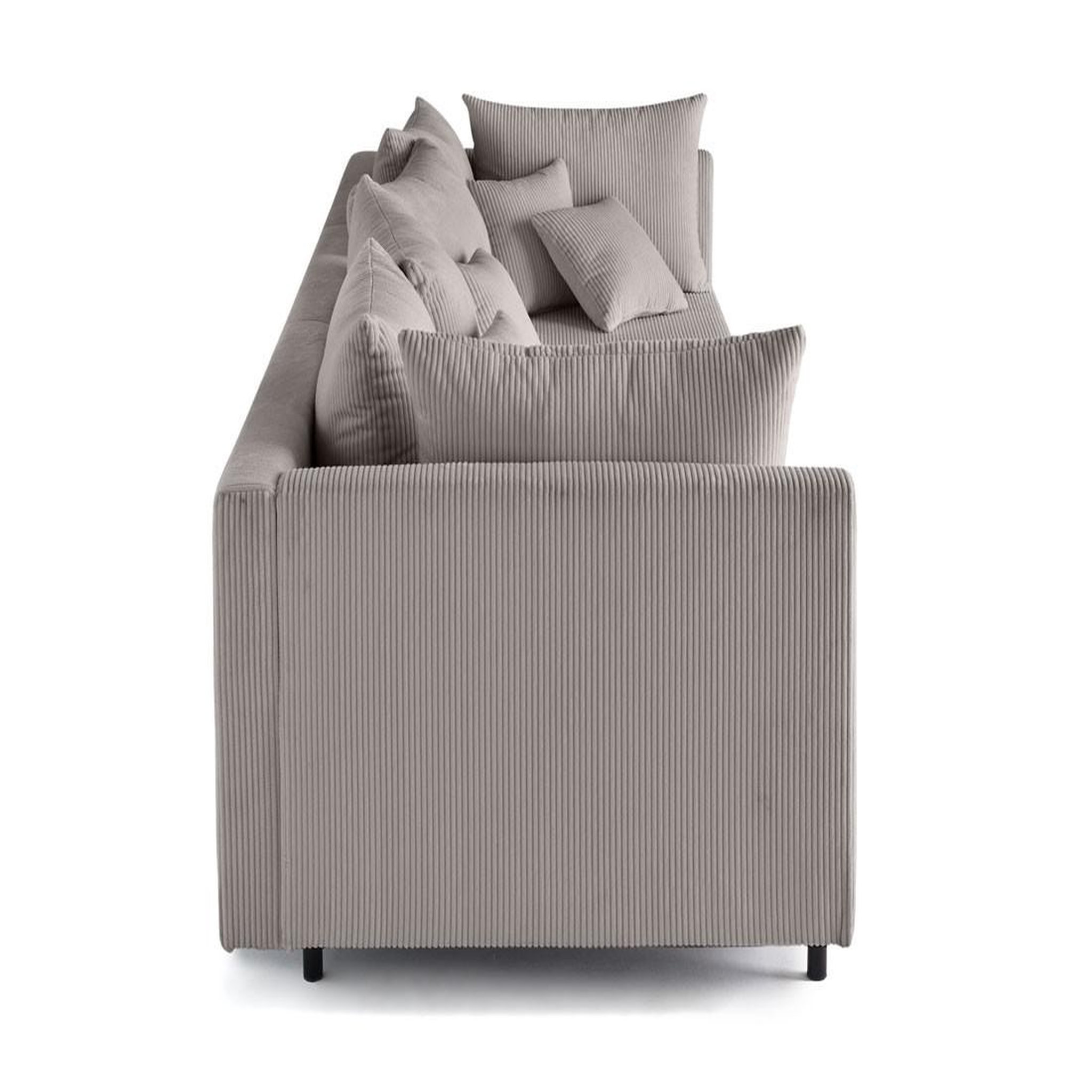 Voir la diapositive 3 : LISA DESIGN Edinburg - canapé modulable 3 places - velours côtelé