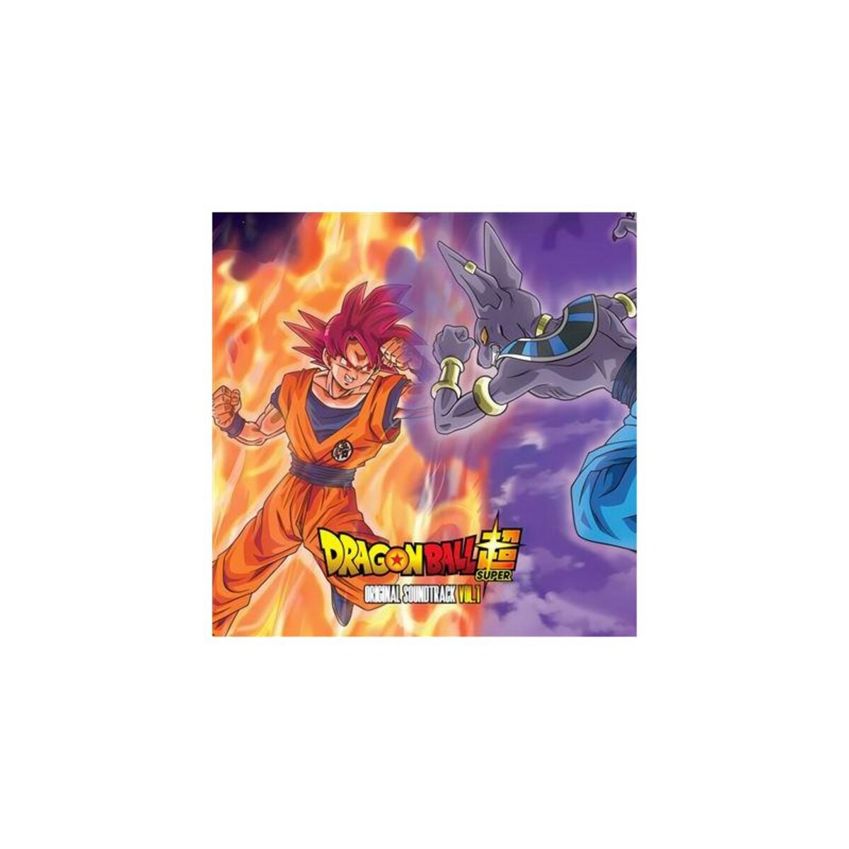 Dragon Ball Super Original Soundtrack Volume 1 Édition Limitée Vinyle Orange et Violet