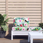 VIDAXL Coussins de palette lot de 2 multicolore tissu Oxford