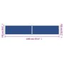 Voir la diapositive 6 : VIDAXL Auvent lateral retractable Bleu 220x1200 cm