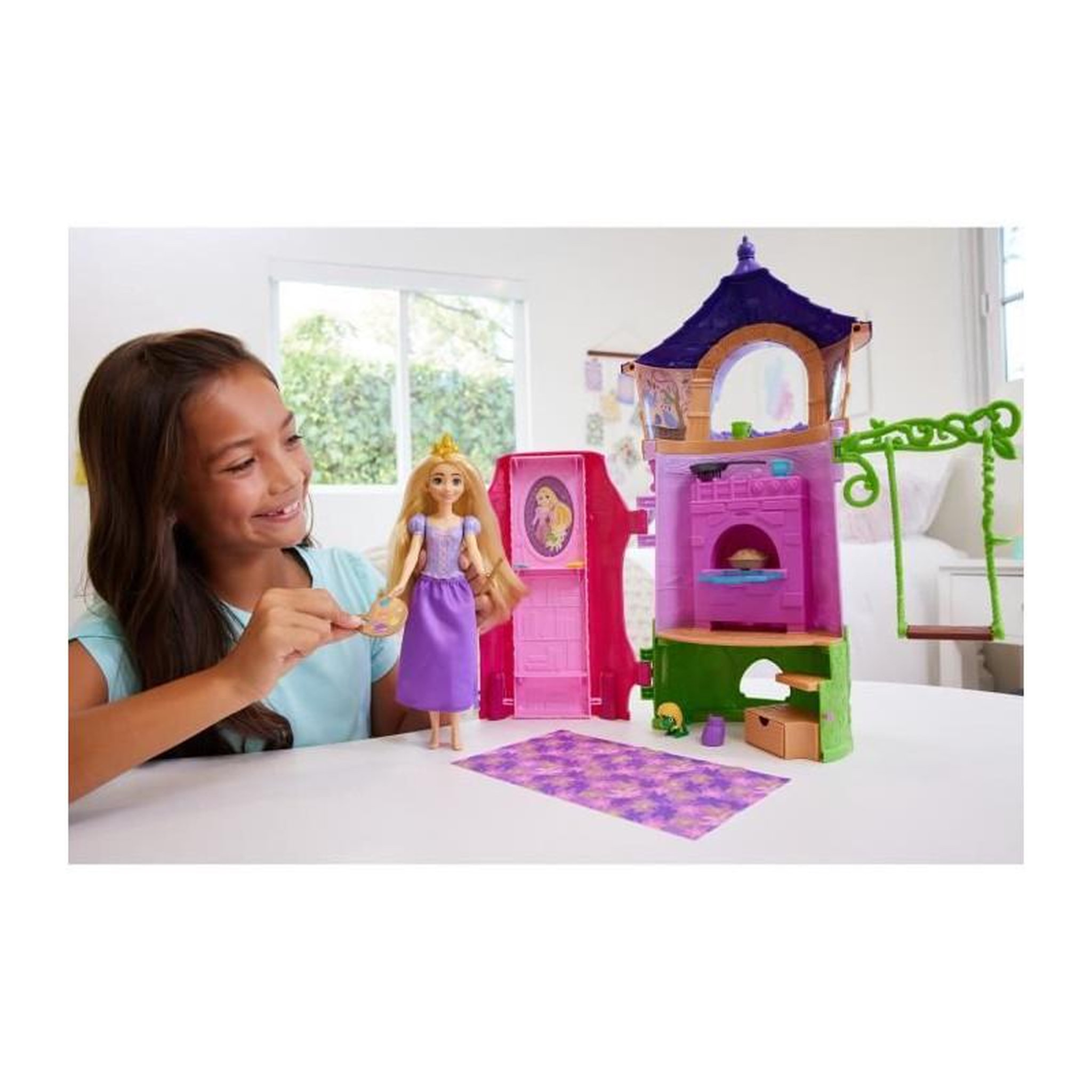 Voir la diapositive 3 : DISNEY PRINCESS Princesse Disney - Coffret Tour De Raiponce - Poupées Mannequins - 3 Ans Et +