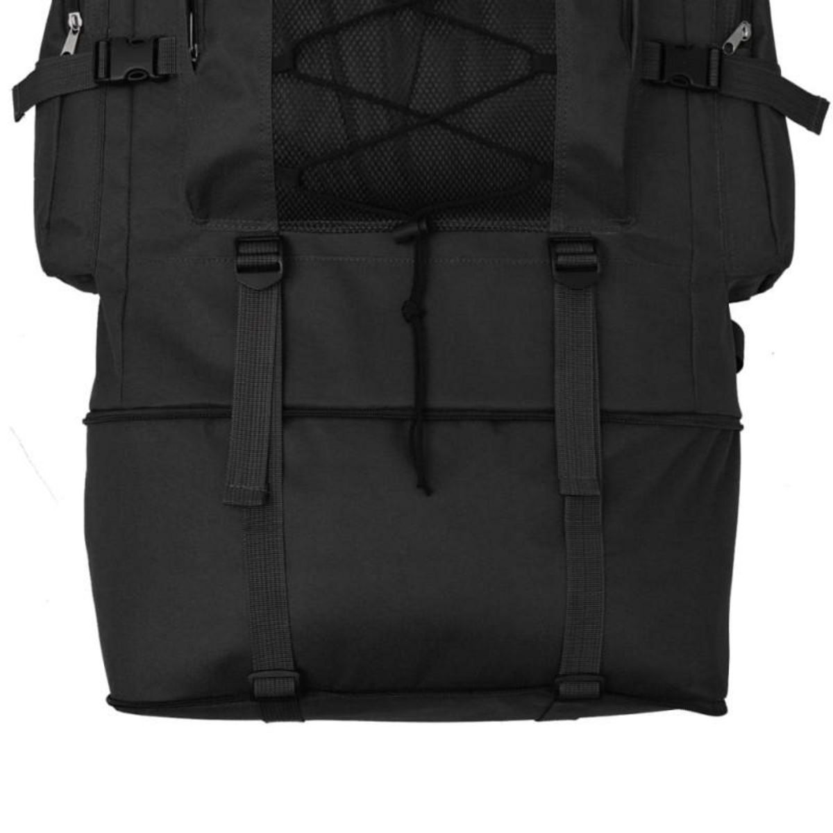 VIDAXL Sac à dos en style d armée XXL 100 L noir
