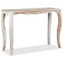 Voir la diapositive 2 : VIDAXL Table console Bois massif 110x40x76 cm