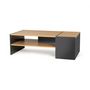 Voir la diapositive 3 : Table basse avec coffre de rangement L110 cm ELO