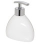 Voir la diapositive 1 : FIVE Distributeur de Savon  Galet  14cm Blanc