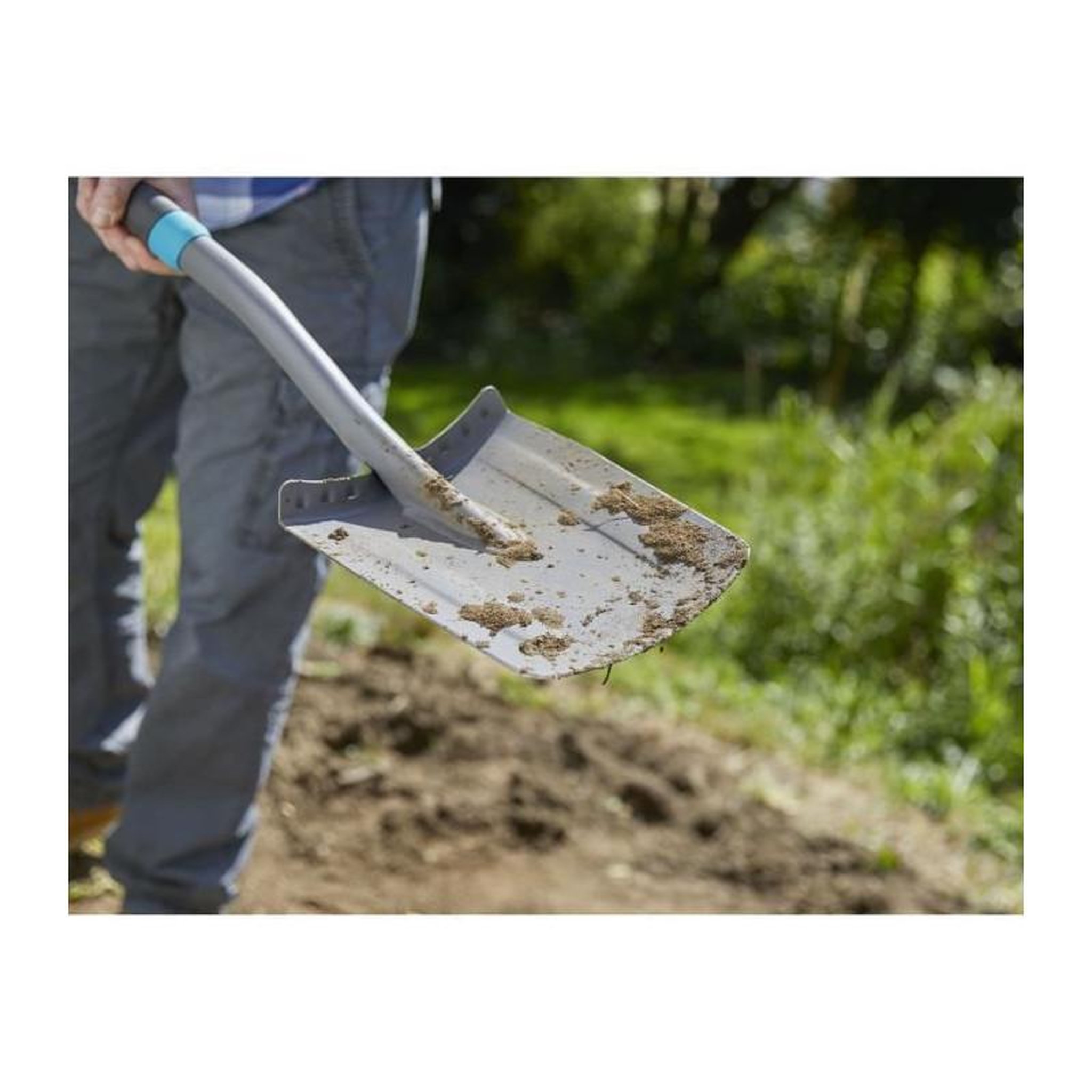 Voir la diapositive 3 : Gardena GARDENA Beche a bord droit ErgoLine