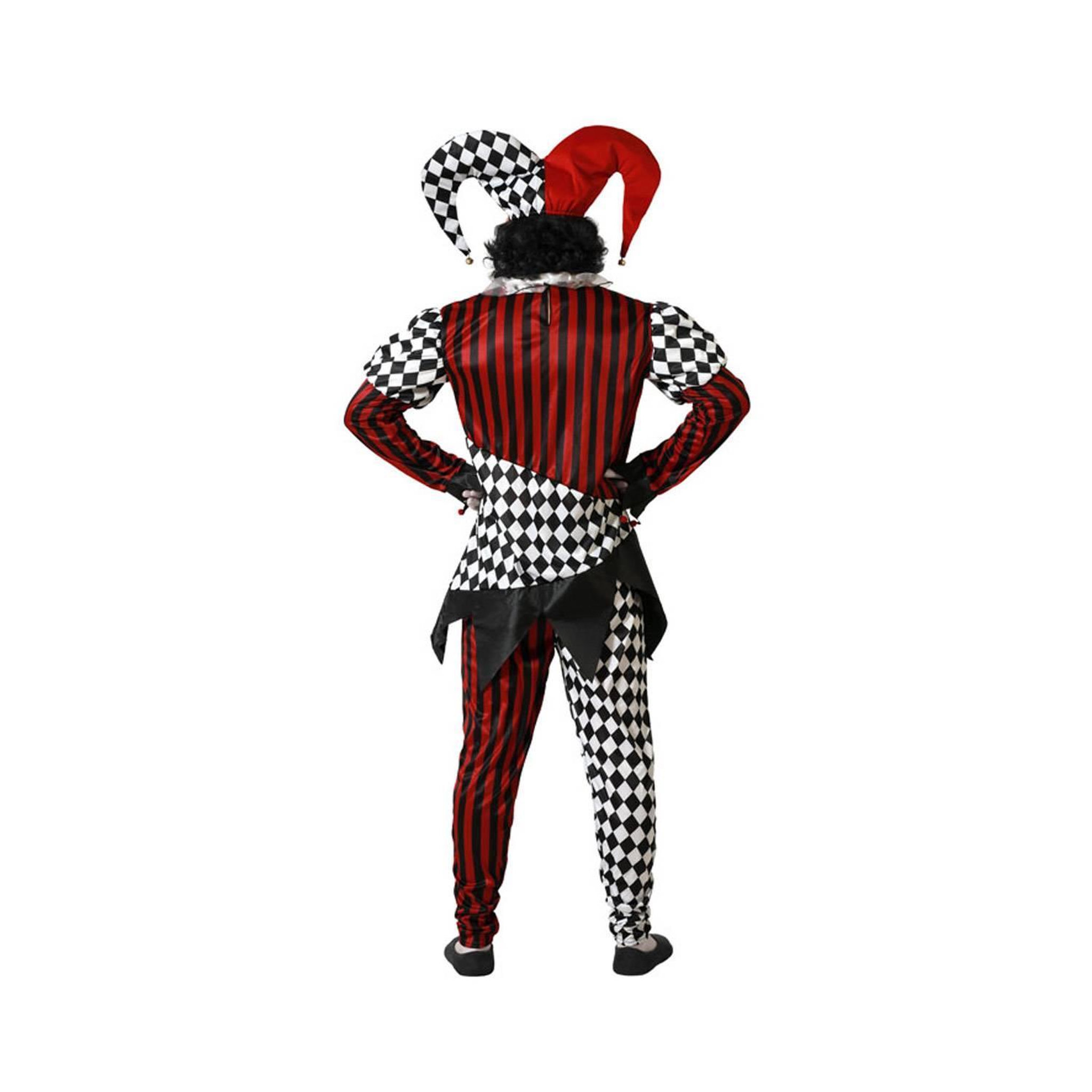 Voir la diapositive 3 : ATOSA Déguisement Arlequin : Noir et Blanc - Homme - XL